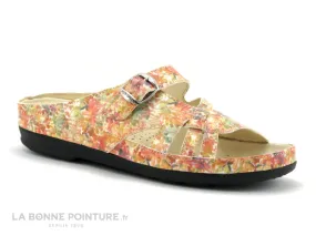 Achat chaussures Pedi Girl Femme Mule, vente Pedi Girl LOW Fleurs multi - Mule confort Femme reglable