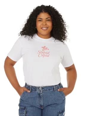 ESTER MANAS  T-shirt imprimé en coton  - Blanc