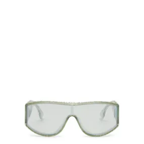 Fendi Lab - Lunettes de soleil en acétate transparent vert | Fendi