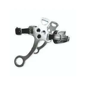 Hackamore Metalab acier chromé - Équipement équitation